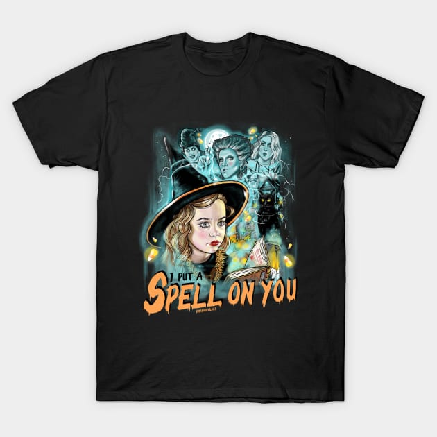 Hocus Pocus ( I put a spell on you) by BwanaDevilArt T-Shirt by BwanaDevilArt